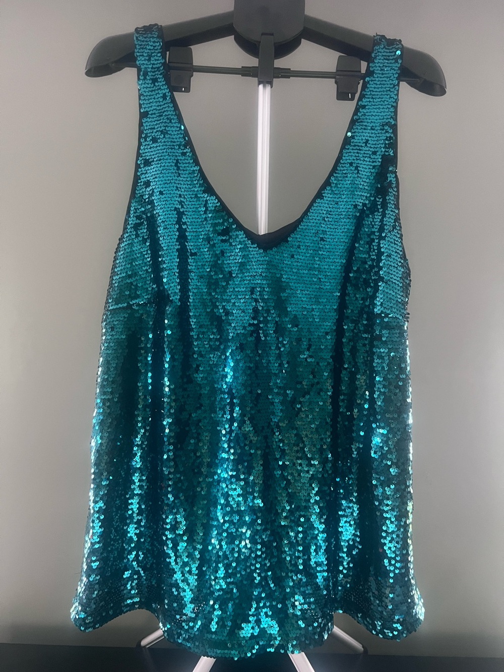 City Chic Green Sequin Camisole